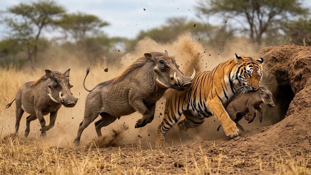 The Ugly Truth About Warthog Survival in the African Wild
