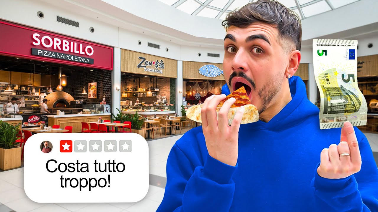 🍕 MANGIO con 5&euro; in TUTTI i RISTORANTI del CENTRO COMMERCIALE! 🍱  &Egrave; Davvero Possibile?