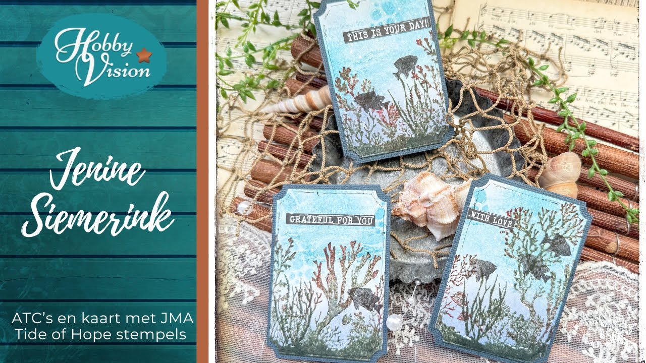 FBLive - 26-02-2026 - Jenine Siemerink - ATC's en kaart met JMA Tipe of Hope stempels