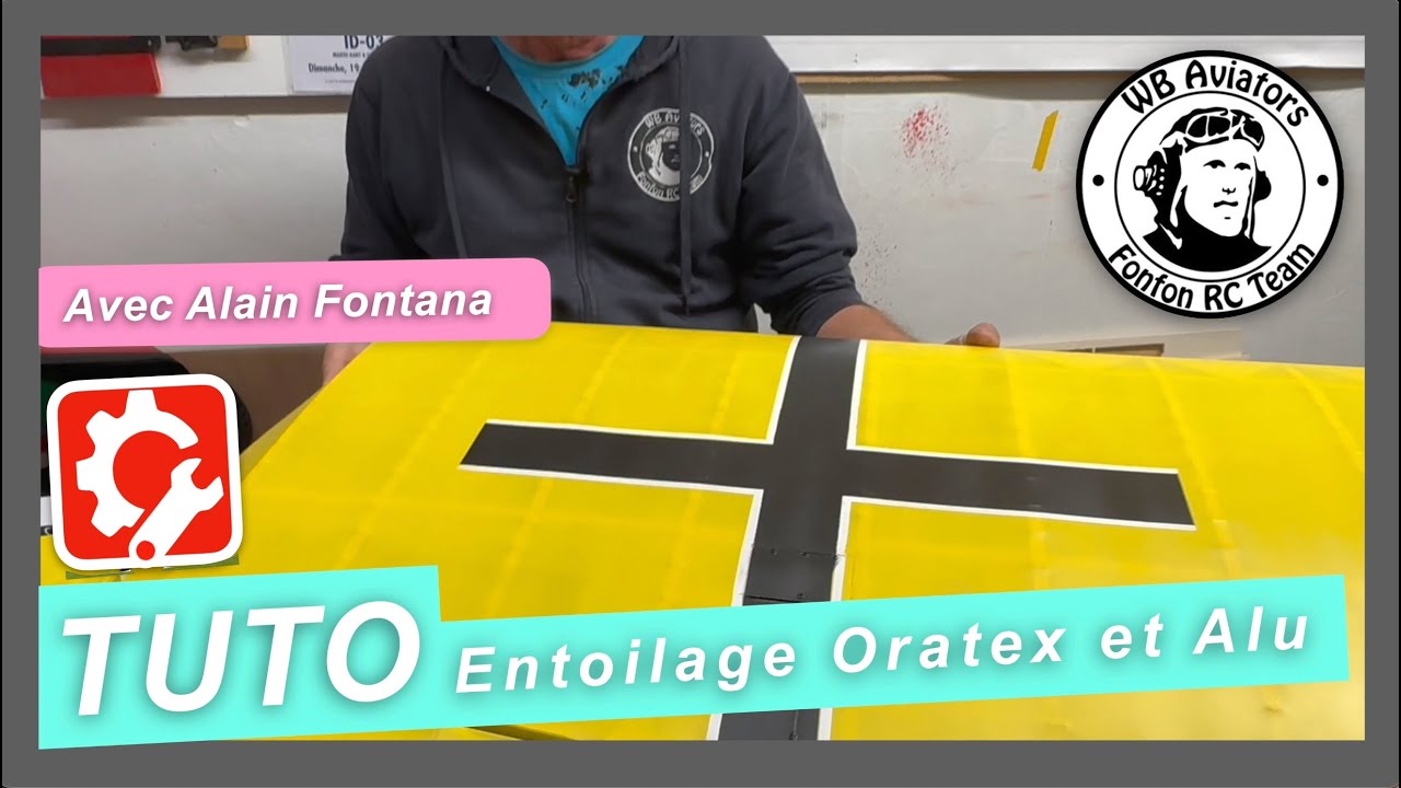 Entoilage Oratex et aluminium + tutoriel lardage – Les tutos d’Alain – Épisode 2
