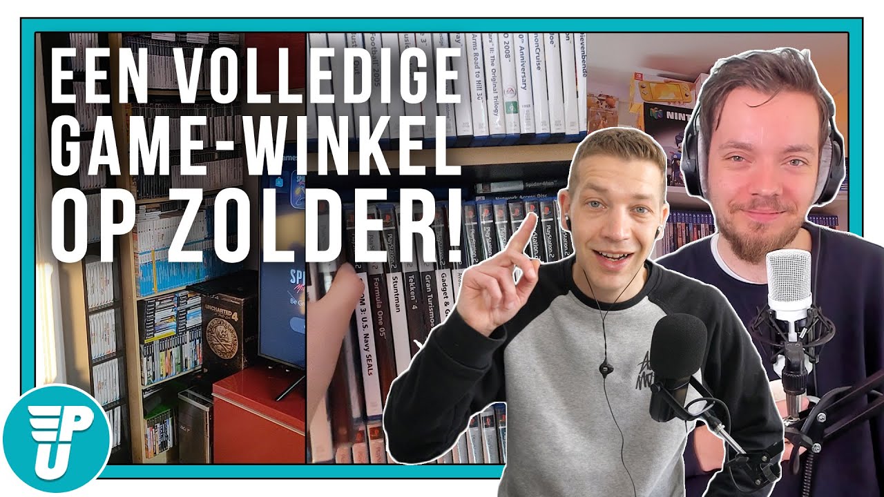 Hij heeft gewoon alle PlayStation-games! - De gaming setup van...