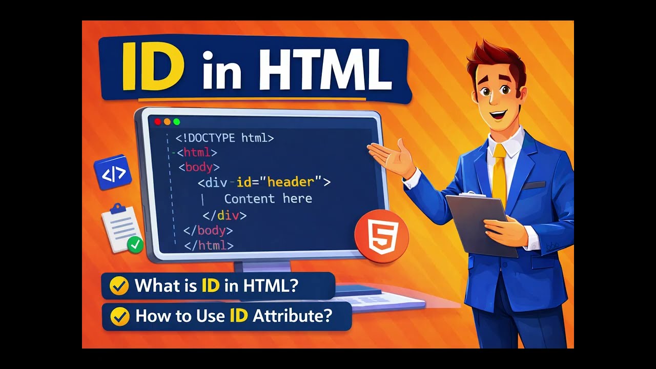 ID in HTML Explained | How to Use the ID Attribute in HTML | Learn With Moiz