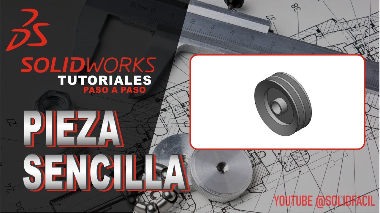 Pieza 33 en SolidWorks: Simetría dinámica de entidades.