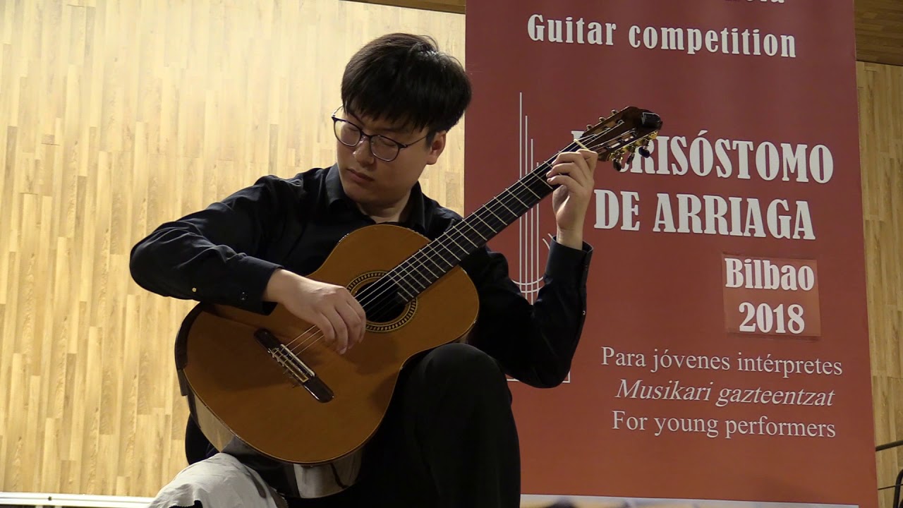 Jiang Minghao. Sonata No.1, 1º mov.( Nikita Koshkin) Arriaga Competition 2018. Finalist Level IV