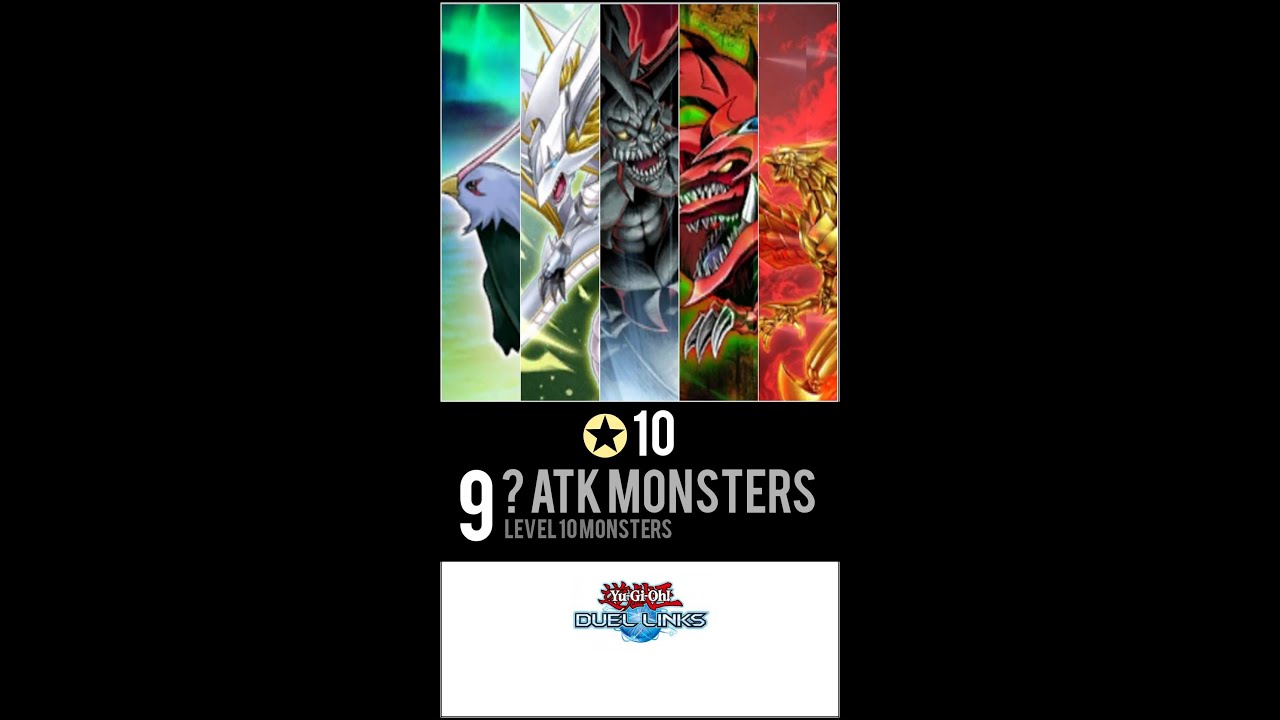 Yugioh Duel Links - Top 9 Monsters with 