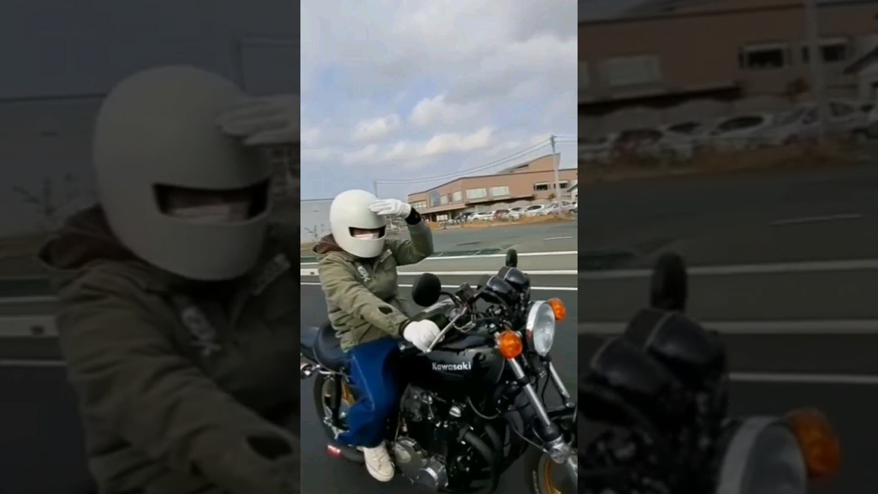 族ヘルが渋い❗Z2、Z400GP、GS400の走行動画❗ #norikh250 #bike #バイク