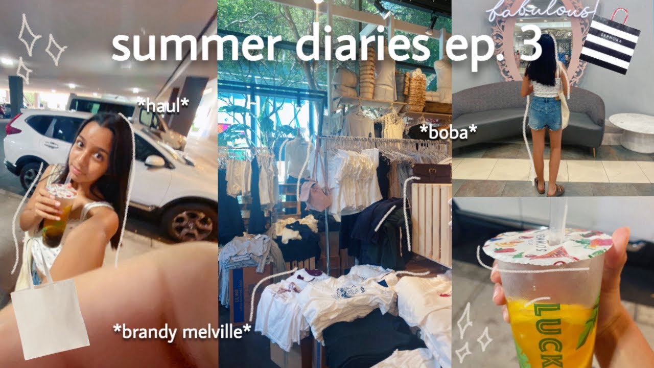 summer diaries ep. 3 | shopping & haul
