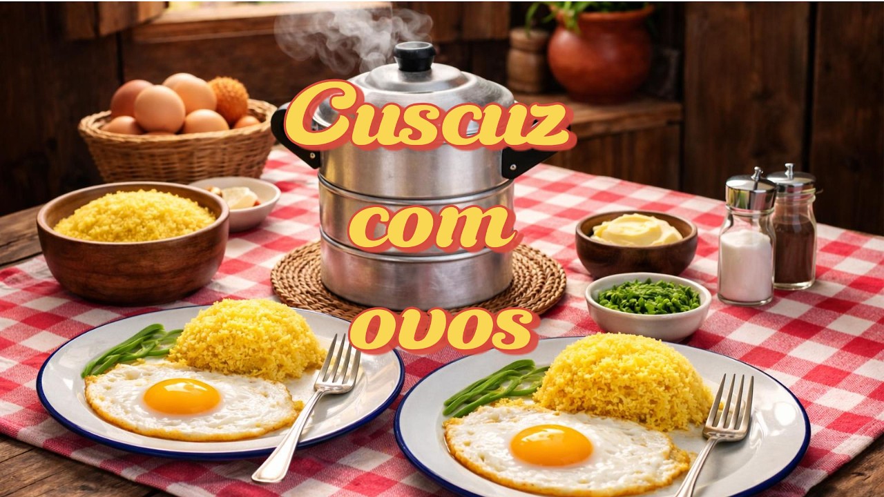 Cuscuz com ovos