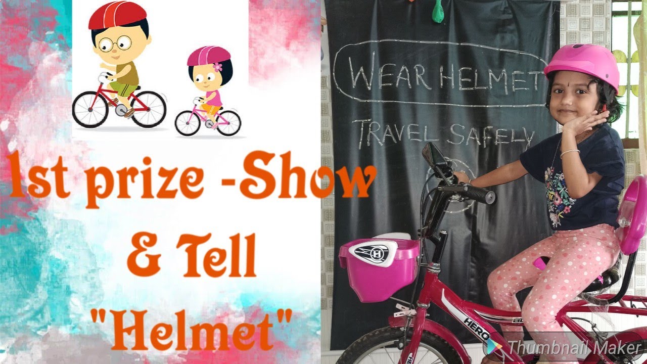 Show and Tell Competition//Helmet Speech/1st Prize winning Topic/Unique Topic/2020 ideas