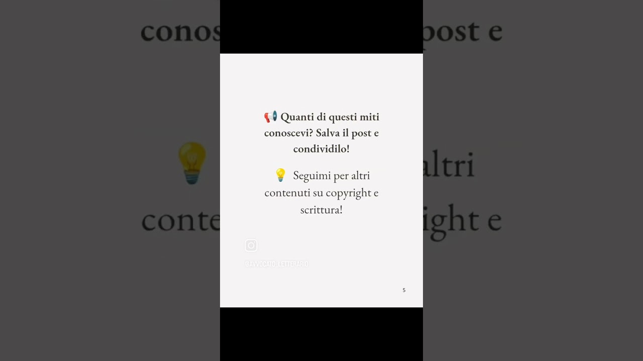 Tre miti da sfatare sul #copyright 6  #dirittodautore