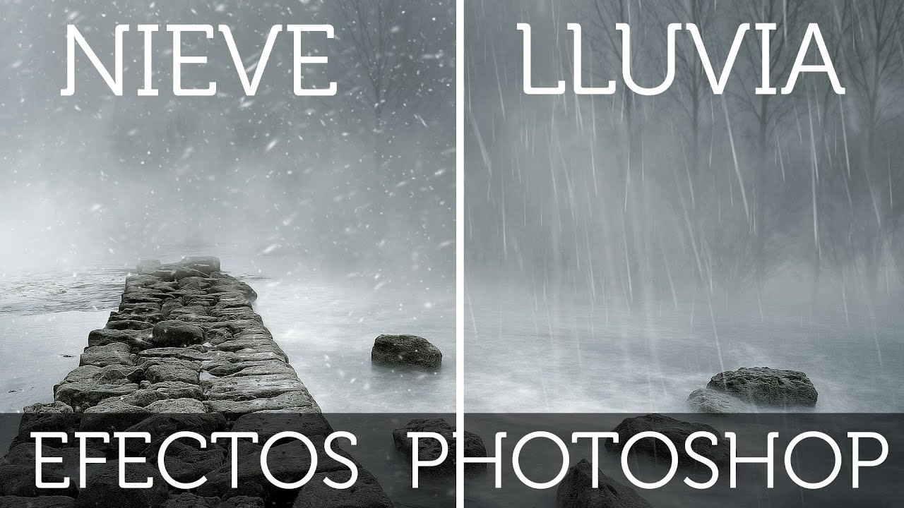 Efecto de Nieve y lluvia en Photoshop