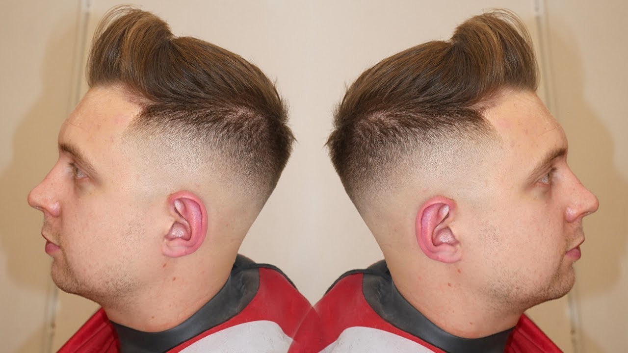 POMPADOUR HAIRCUT TUTORIAL || SIMPLE FADING TECHNIQUE TUTORIAL