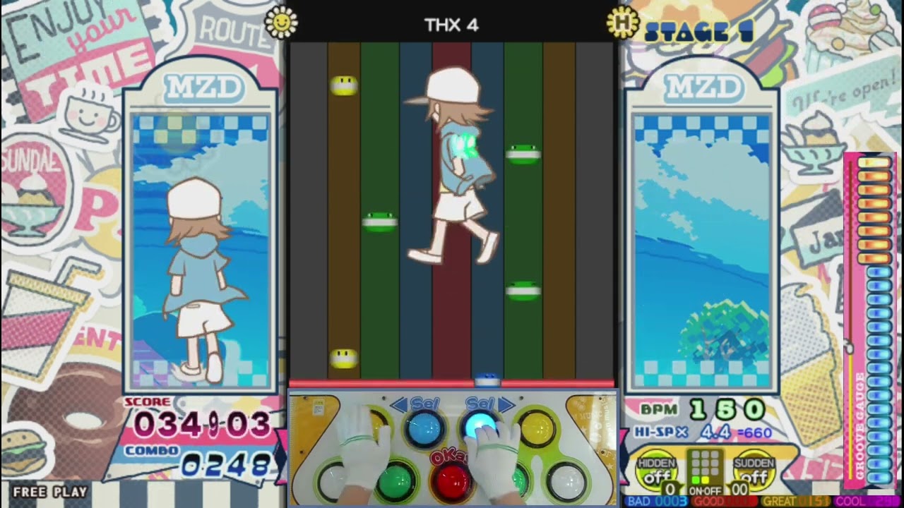 [pop'n music] HYPER 44 THX 4 (ダンス)