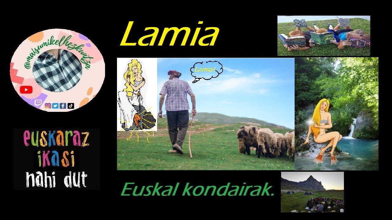 👱‍♀️🦆Lamia. 🐑 Lamia eta artzaina. | 📖 Euskal kondairak. | Euskara. Hizkuntza. Lehen Hezkuntza