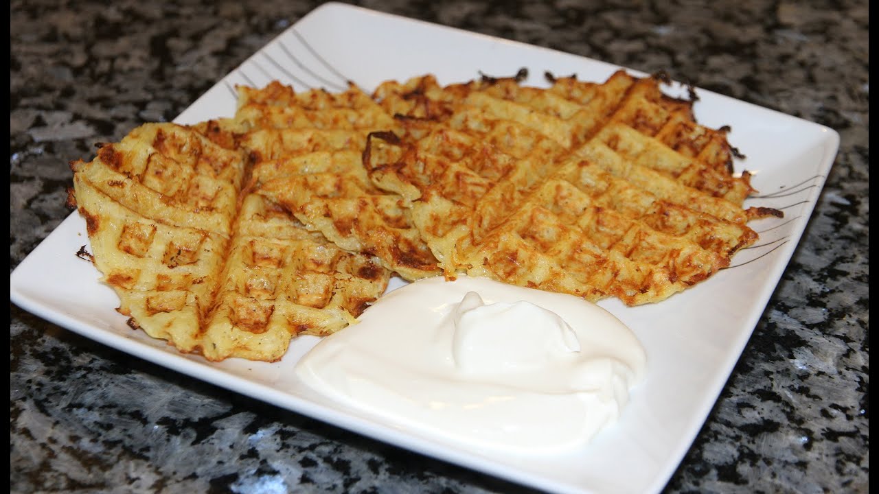 ДРАНИКИ В ВАФЕЛЬНИЦЕ. WAFFLE IRON HASH BROWNS