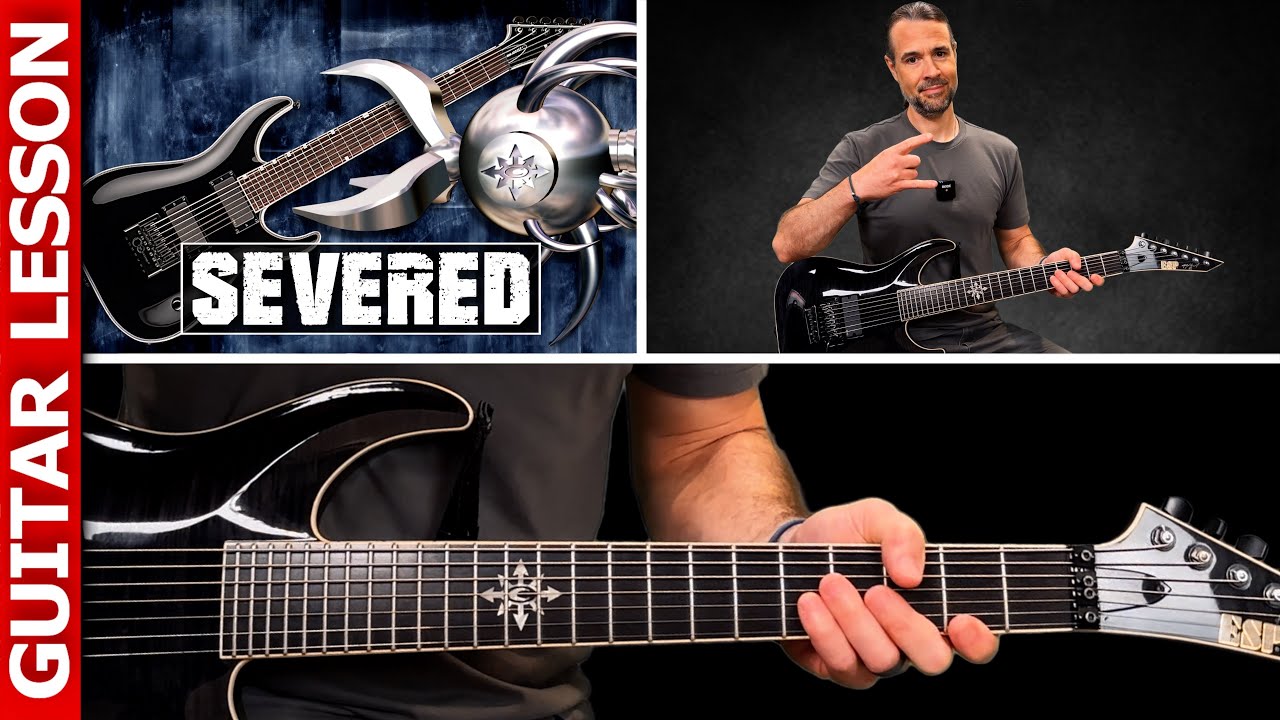 🎸Chimaira SEVERED Guitar Lesson & Song History! Quick Riffs #20