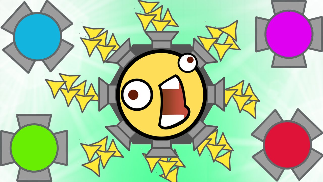OVERLORD VS THE WORLD!! - Diep.io Best Tank Gameplay - Destroying EVERYTHING On Diep.io