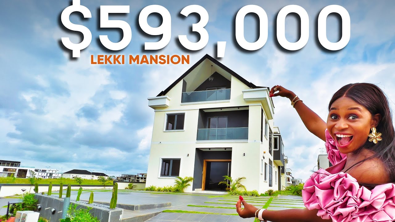 INSIDE a MASSIVE ₦350 Million ($593,200) 5 Bedroom Mega House In Lekki