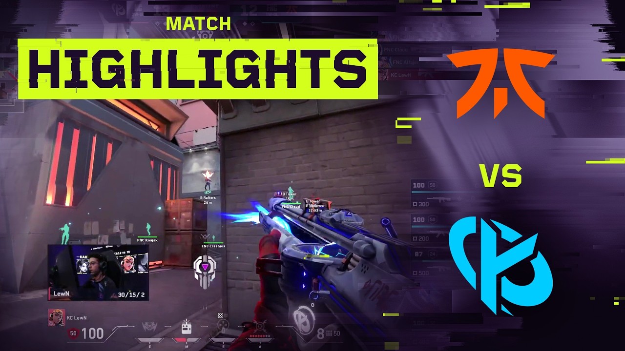 FNATIC vs Karmine Corp | Match Highlights | VCT EMEA Stage 2 (2026)
