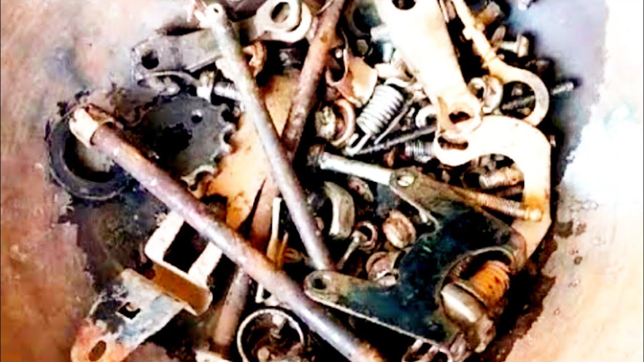 motorcycle nut bolts rust cleaning