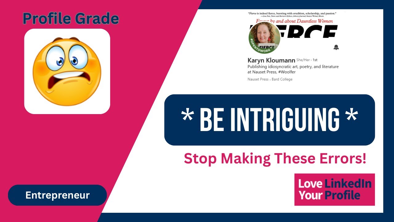 LinkedIn Profile Review: Make Your Profile Intriguing: Branding, Headline, & Color Fixes - Ep. 35