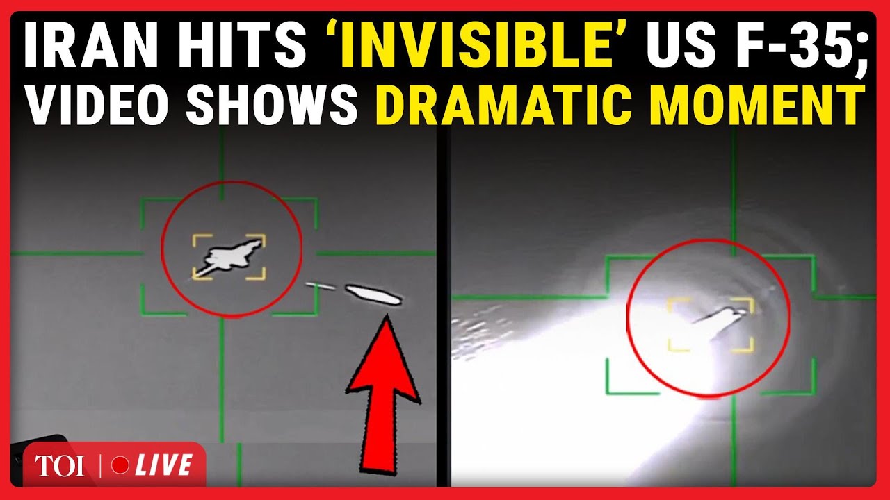 LIVE: F-35 Hit In Iran Sky- Dramatic Footage Sparks Shock, Raises Questions Over US Air Superiority