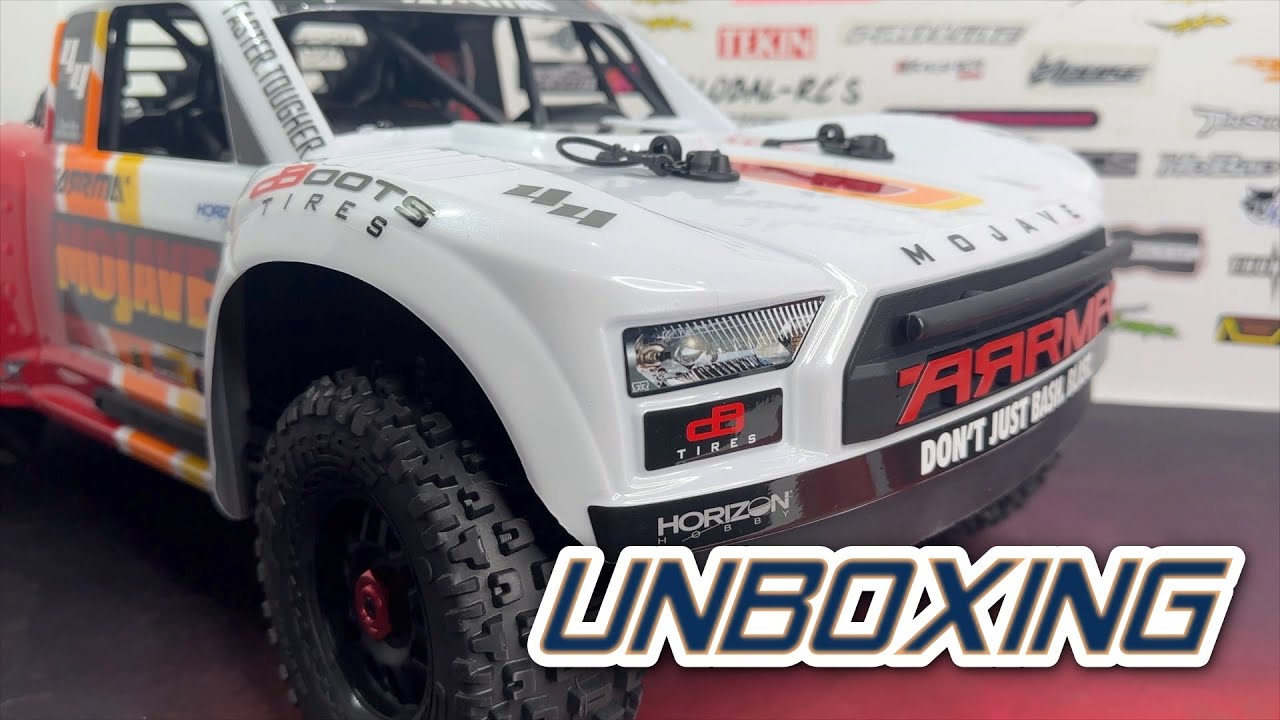 Arrma Mojave 4s 1/8th Desert Truck - Unboxing [German]