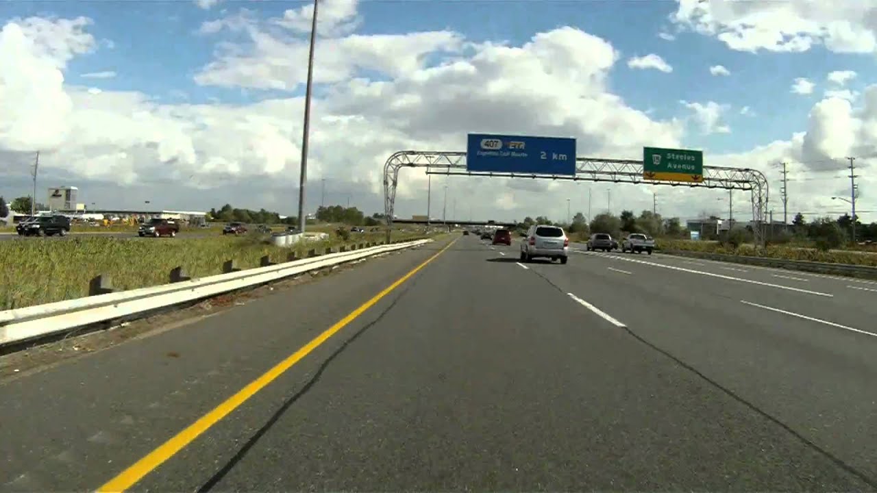 Highway 410 Southbound - Caledon - Brampton - Mississauga