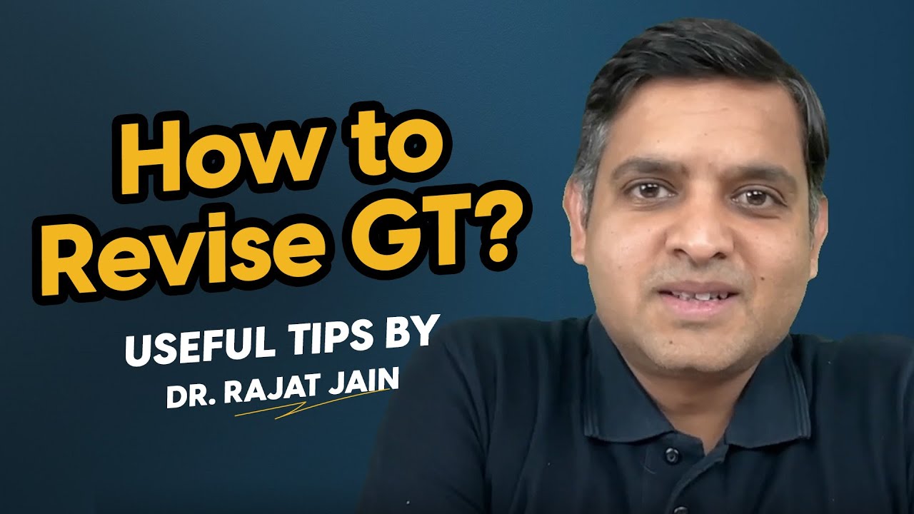 How to revise Grand Test - Dr. Rajat Jain [DBMCI eGurukul]