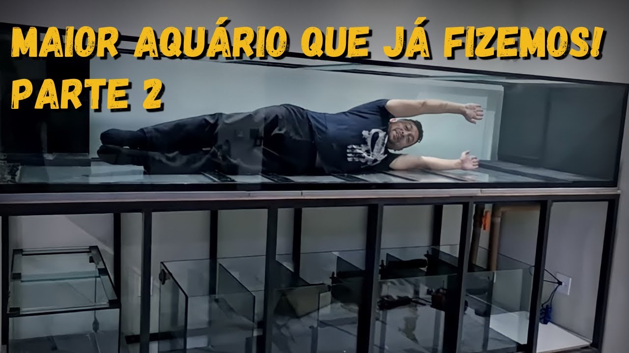 PARTE 2 | MONTAGEM DE AQUÁRIO JUMBO GIGANTE 320x100x60!