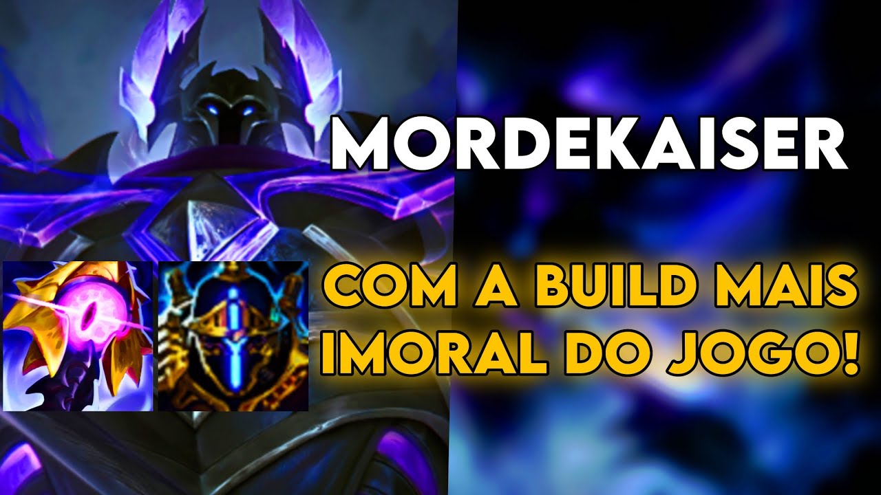 ESSA BUILD FEZ O MORDEKAISER ESTÁ QUEBRANDO O JOGO E EU VOU TE MOSTRAR COMO USAR!