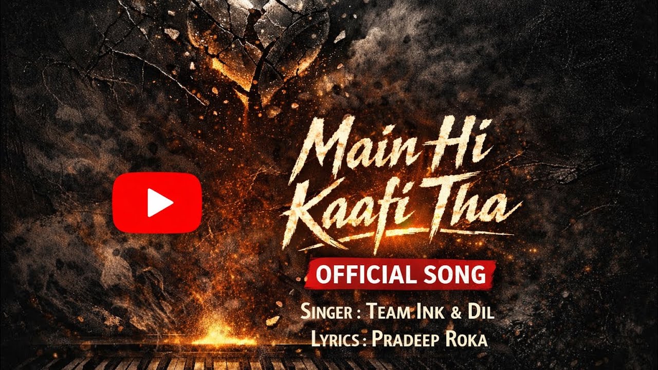 Main Hi Kaafi Tha | Official Song | Ink & Dil | Pradeep Roka
