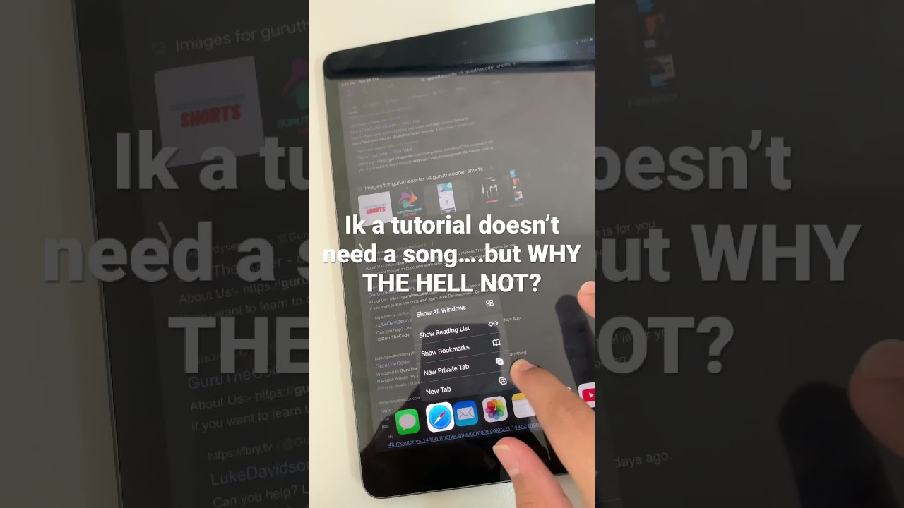 Open two instances of the same app in iPadOS #shorts