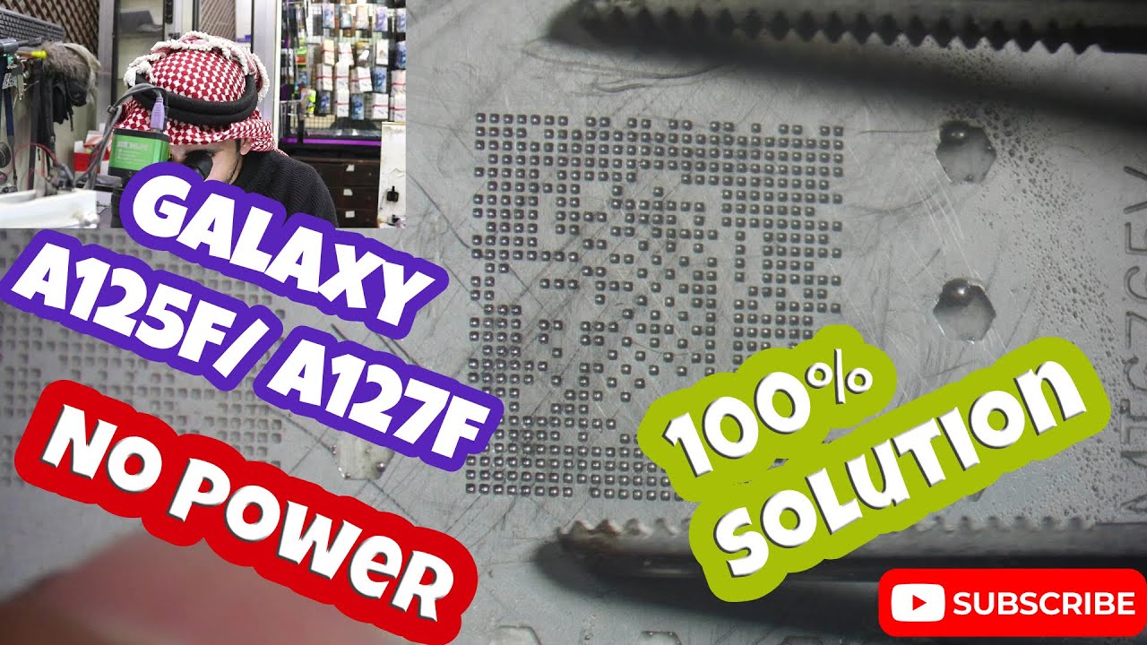 Troubleshooting Samsung Galaxy A12 (A125F/A127F): Power-On Issues & Fixes CPU REBALL!!