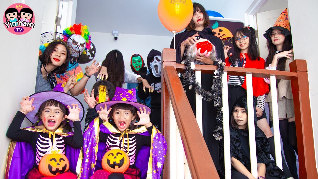 หนูยิ้มหนูแย้ม | ขอขนมตามบ้านฮาโลวีน Trick Or Treating