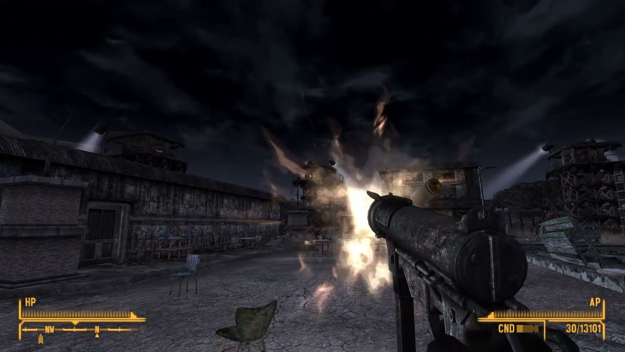 Fallout New Vegas: Taking out the Powder Gangers at the NCR prison