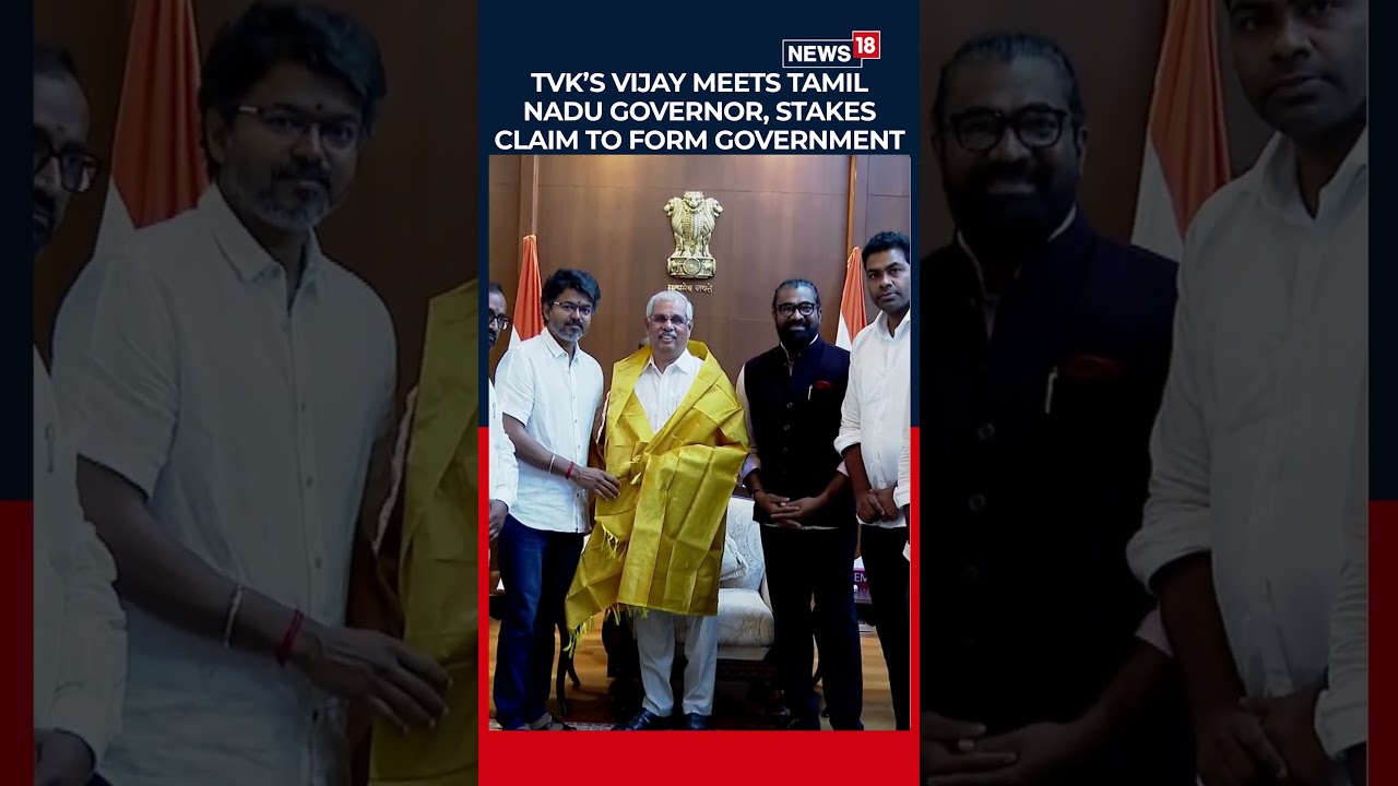 Breaking: Vijay Meets Tamil Nadu Governor | TVK Stakes Claim to Form Government | N18S