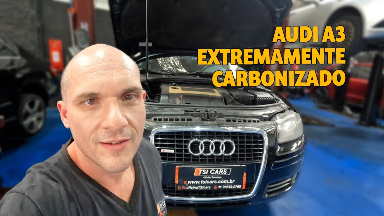 AUDI A3 EXTREMAMENTE CARBONIZADO.