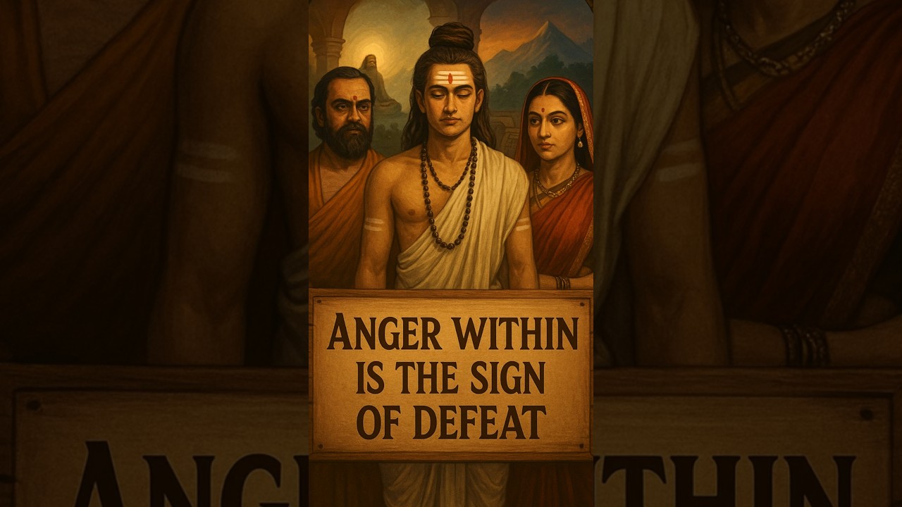 Anger within is the sign of defeat- Story of Adi Shankara and Mandana Mishra debate