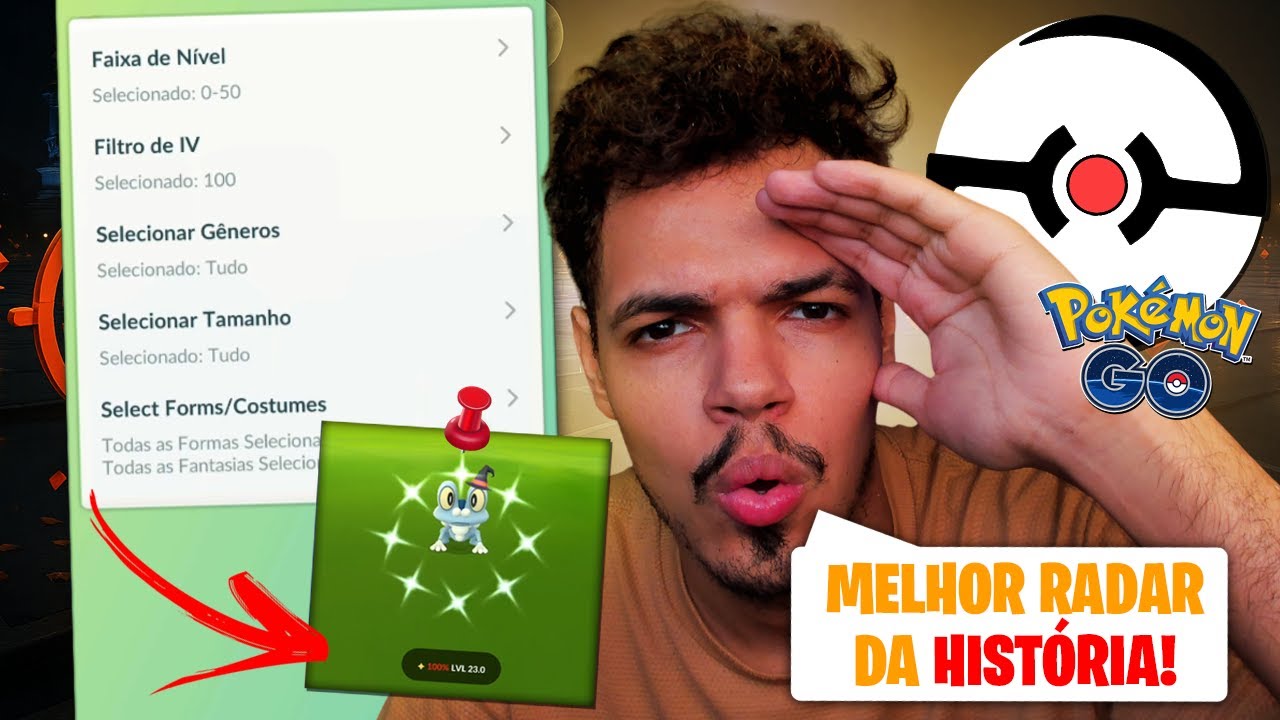 O NOVO RADAR PERSONALIZ&Aacute;VEL DO POKEMOD &Eacute; INSANO - MAIOR ATUALIZA&Ccedil;&Atilde;O DE TODAS - POK&Eacute;MON GO!