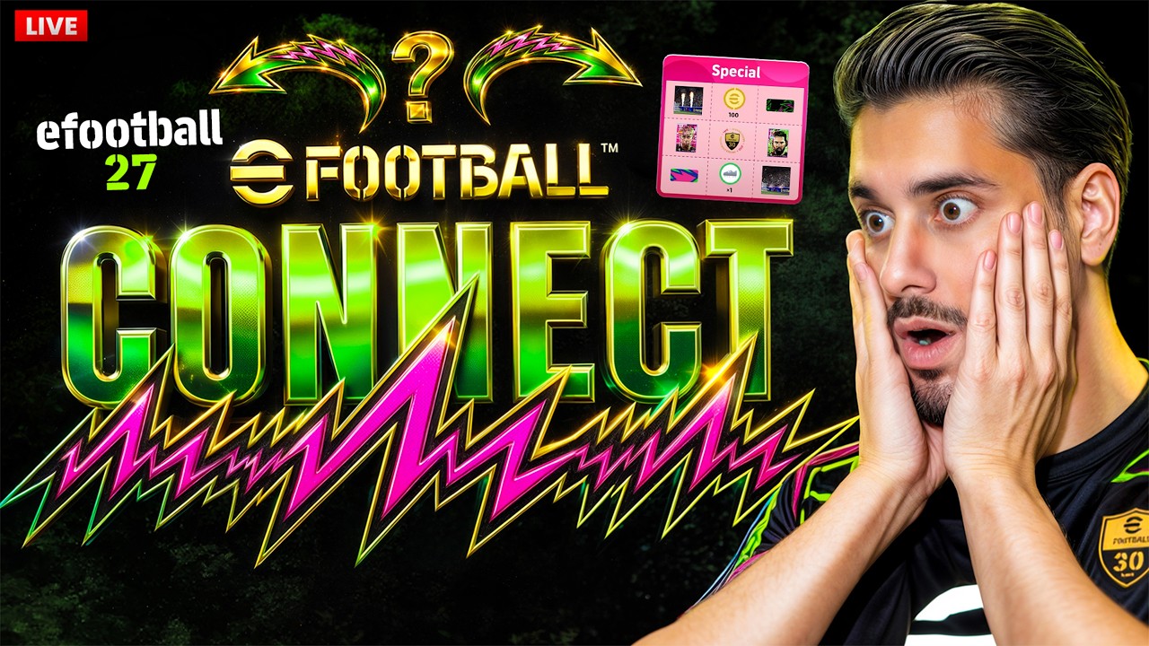 eFOOTBALL CONNECT LIVE! 🔥😱 eFOOTBALL 2027 REVEAL + TREASURE LINK 🎁