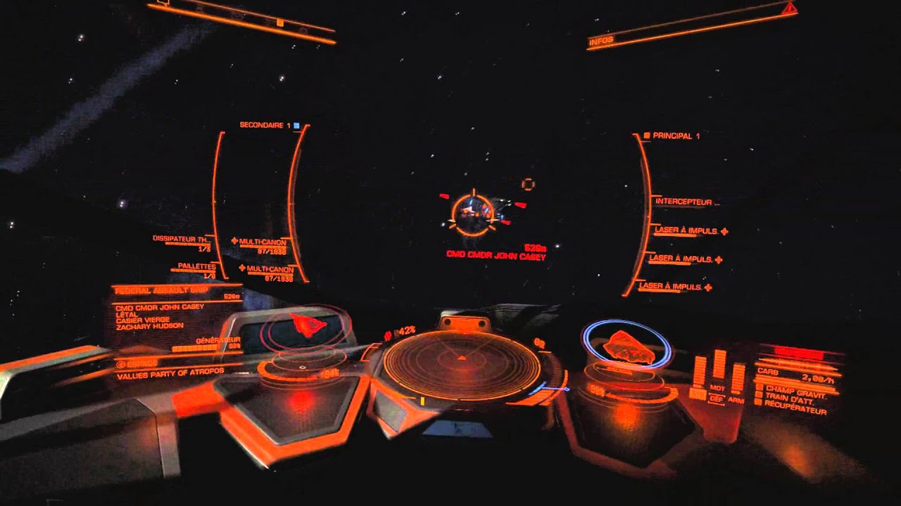 Elite: Dangerous PvP Python vs Federal Assault Ship