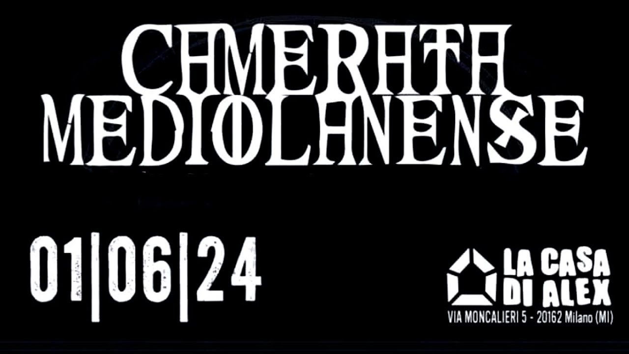 Camerata Mediolanense - La Casa Di Alex, Milano, Italy, 1 jun 2024 FULL VIDEO LIVE CONCERT
