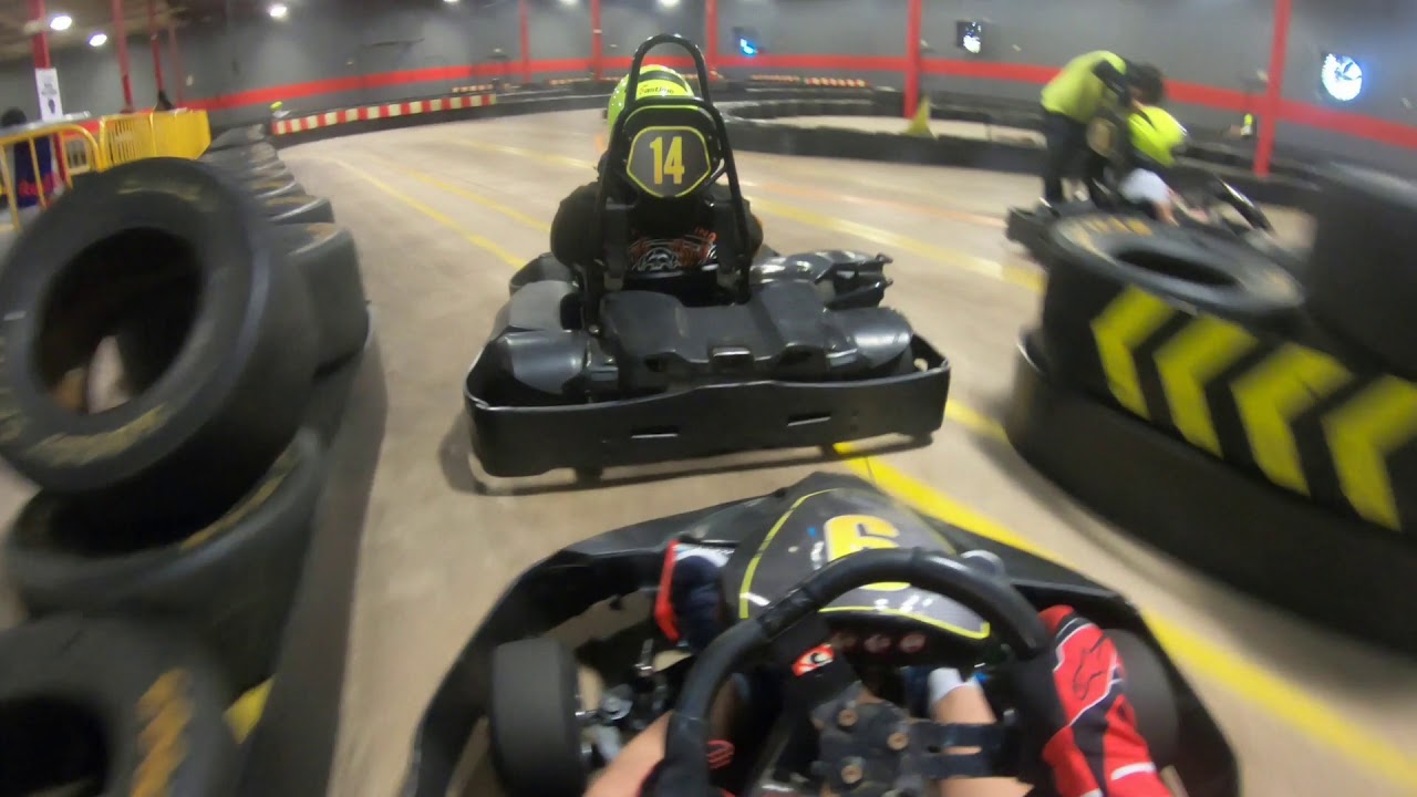 Racing at On Track Karting in CT Wallingford!