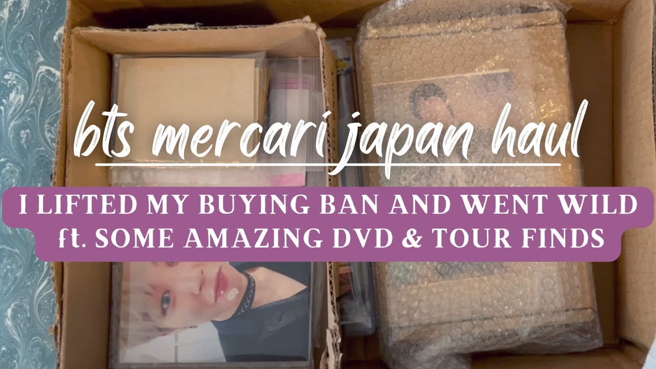 BTS Mercari Japan Photocard Haul: i lifted my buying ban & went wild ft. amazing dvd & tour deals