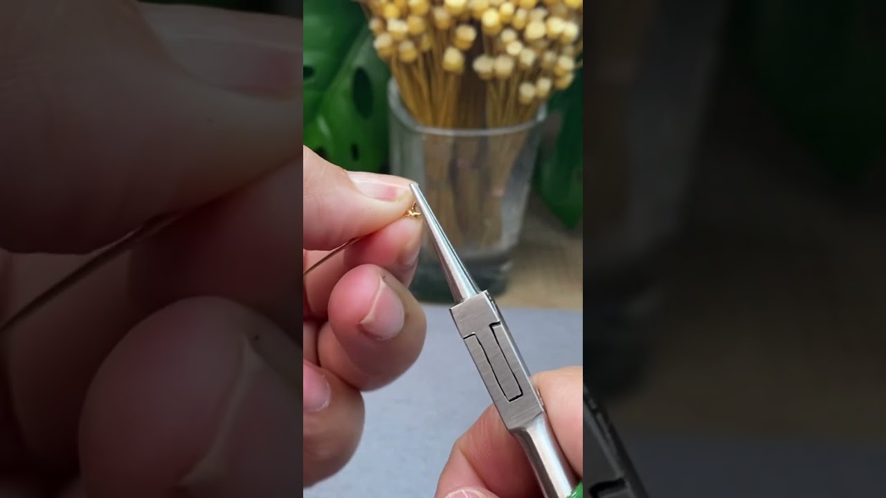 GANCHO para ARETES con NUDO ✅ #joyeriafacil #aretes #diyjewelry #tutorial #joyeriaartesanal