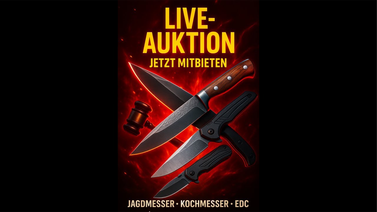 Messerfieber überträgt einen Livestream.
