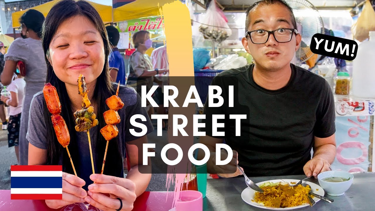 НОЧНЫЕ РЫНКИ КРАБИ 🇹🇭 | ТАЙСКАЯ УЛИЧНАЯ ЕДА в Black Crab, на Walking Street и в других местах!