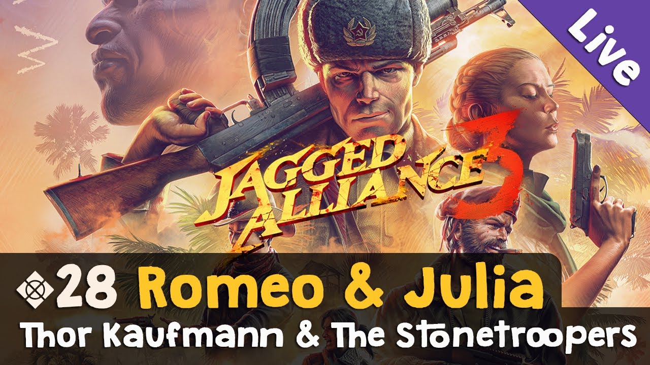 #28: Romeo & Julia ✦ Let's Play Jagged Alliance 3 / Blind / Ironman (Livestream-Aufzeichnung)