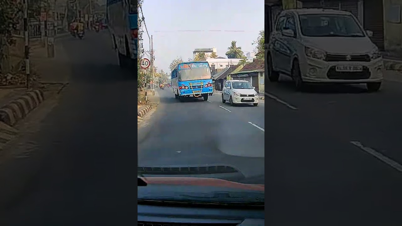 Indian Road Rage | Kerala buses #kerala #keralabus #indianroads #closecall #roadrage #roadsafety
